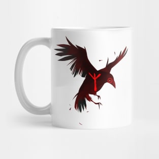 The Norse God Oðinn - Odin & Hrafnaguð, the Raven God Mug